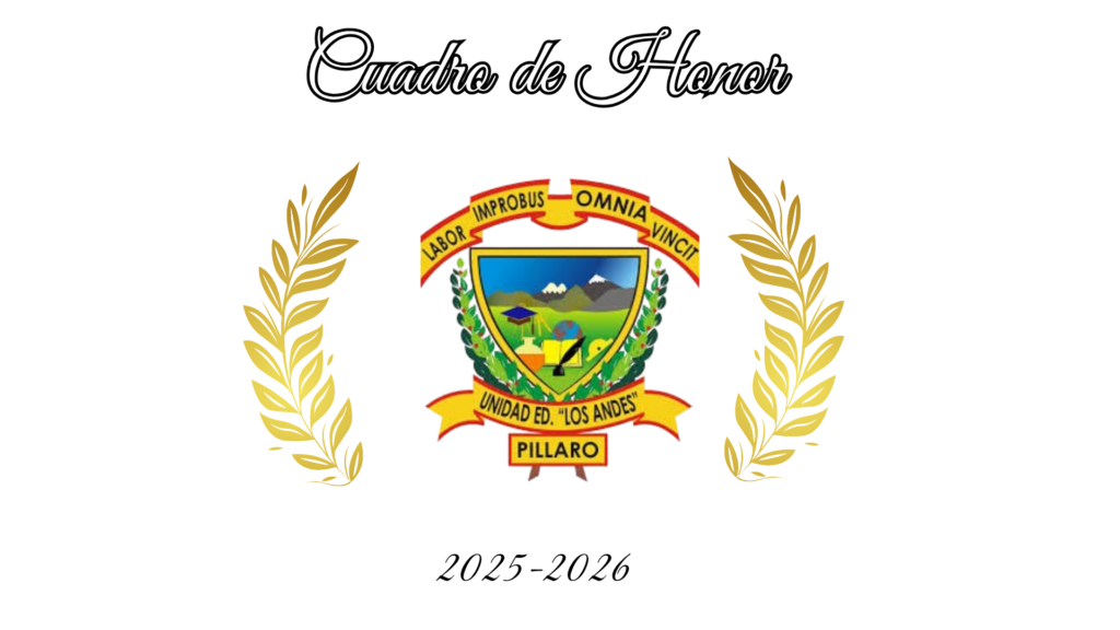 conoce al cuadro de honor del periodo 2025 2026