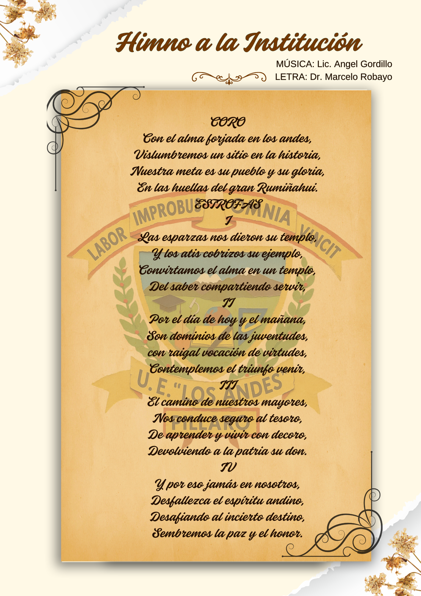 tan vintage parchment paper thank you letter